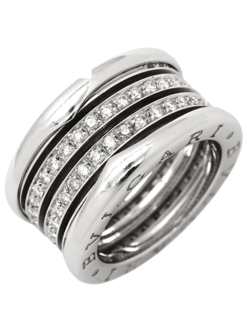 Bvlgari Ring Band Diamond White Gold 50 WG
